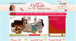 Desktop Screenshot of bellaperfumes4less.com
